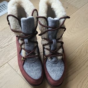 SOREL Sneakchic Alpine nubuck ankle boots